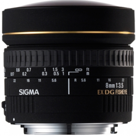 Sigma 8mm F/3.5 EX DG Circular Fisheye za Canon